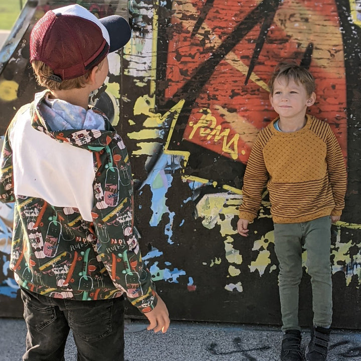 patron sweat à capuche enfant