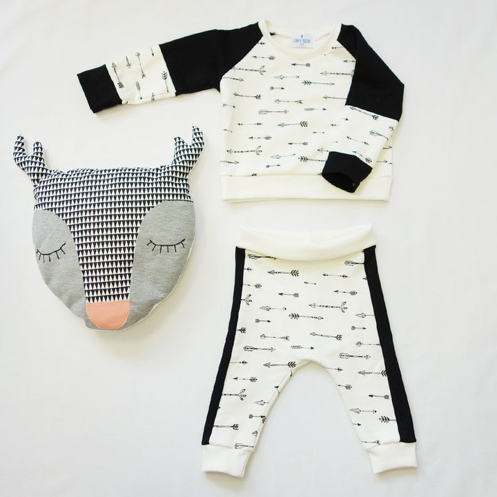 Patrons bébé pull et sarouel