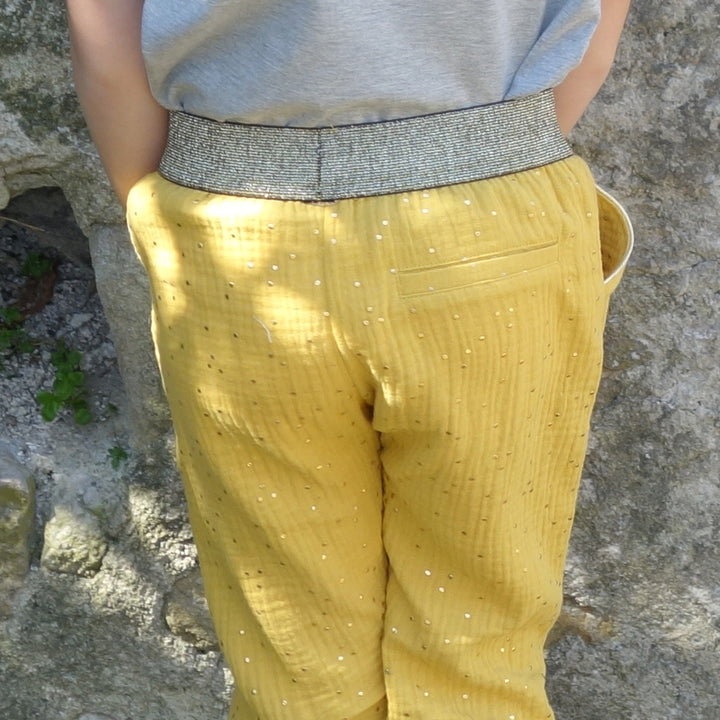 Patron pantalon fille double gaze