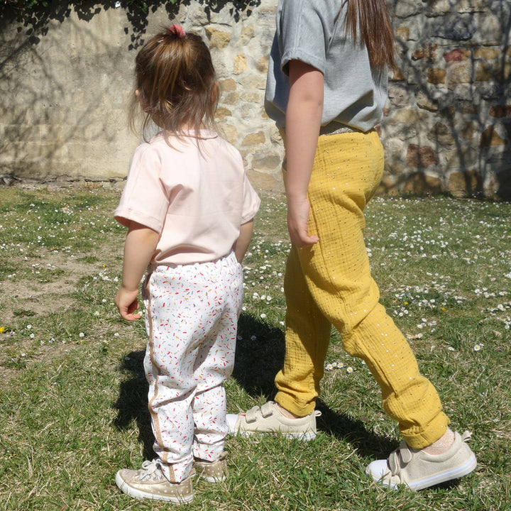 Patron pantalon fille double gaze