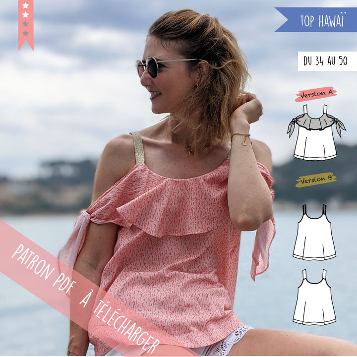 patron pdf top femme 