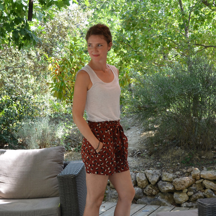 Patron short femme