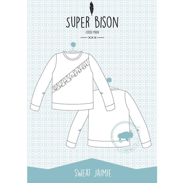 Patron sweat volant Jaimie 7/12 ans (PDF)