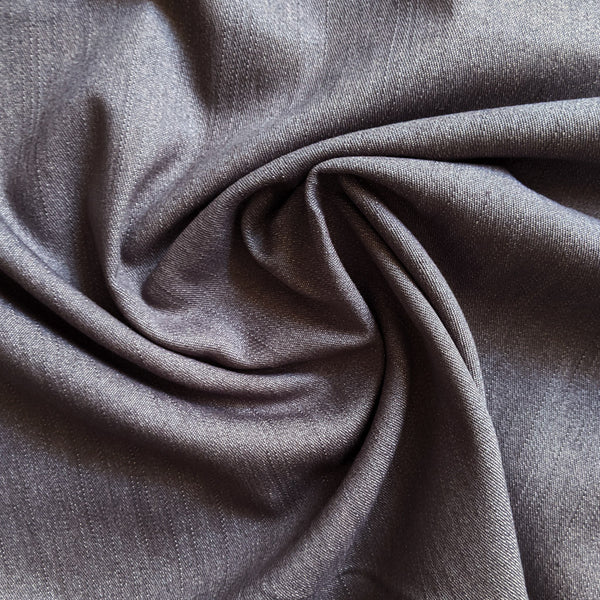 Jean mélangé stries gris