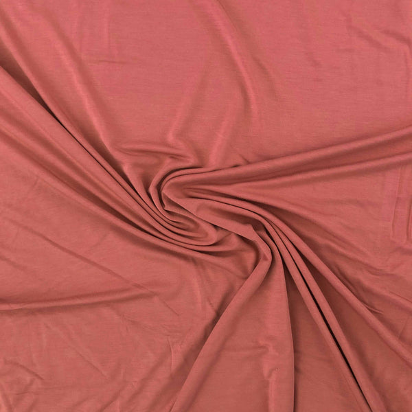 Jersey viscose de bambou rouille