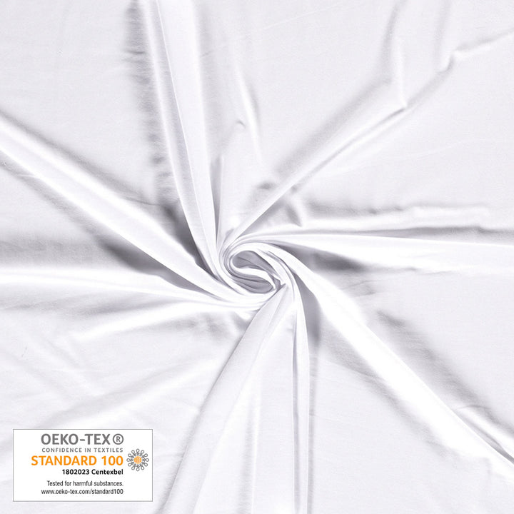 Jersey bambou/coton blanc