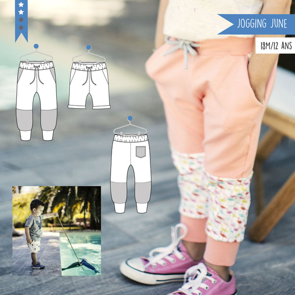 patron enfant jogging et short
