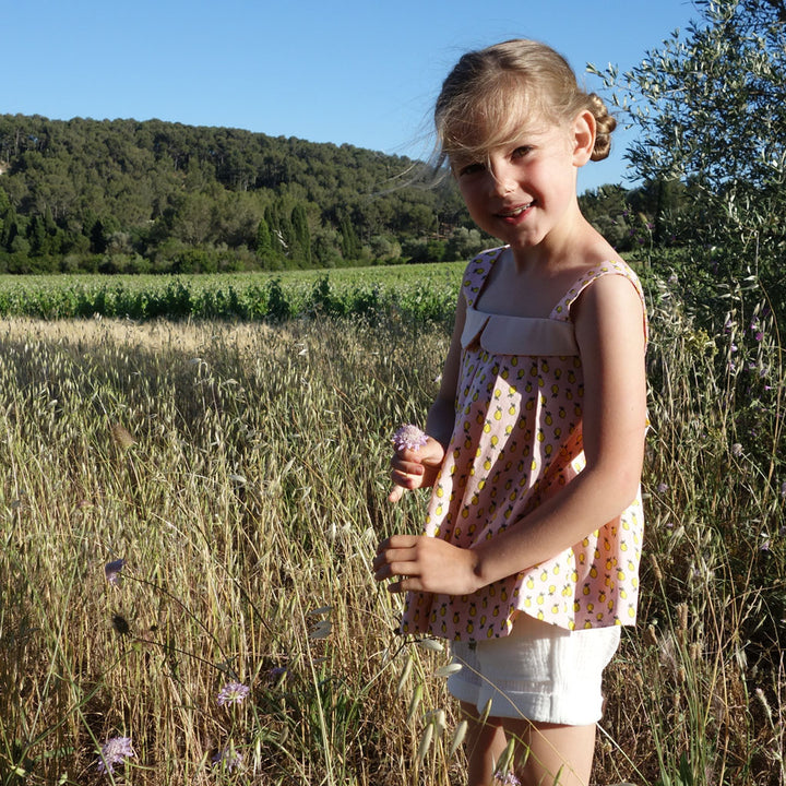 Patron robe blouse fille