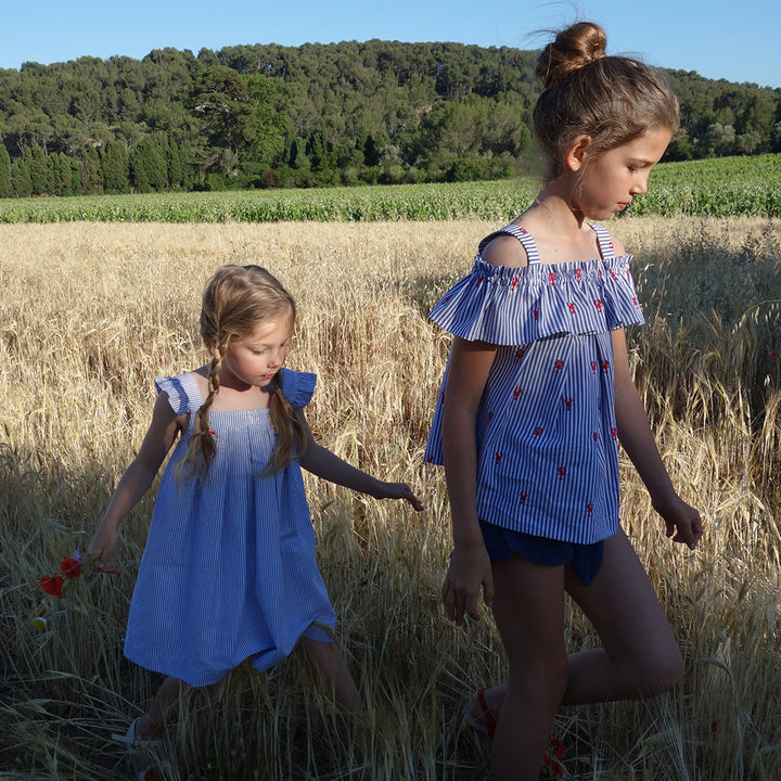 Patron robe blouse fille