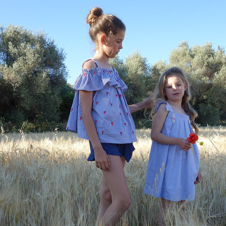 Patron robe blouse fille