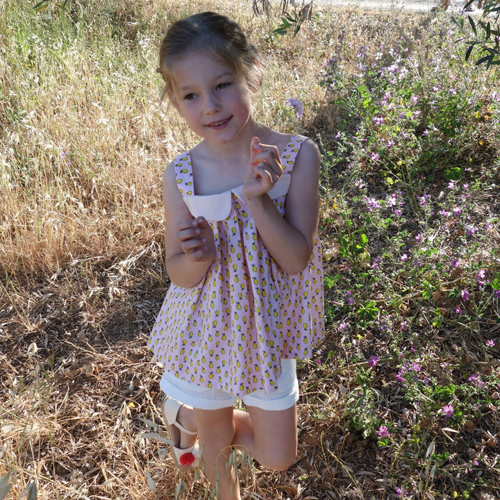 Patron robe blouse fille