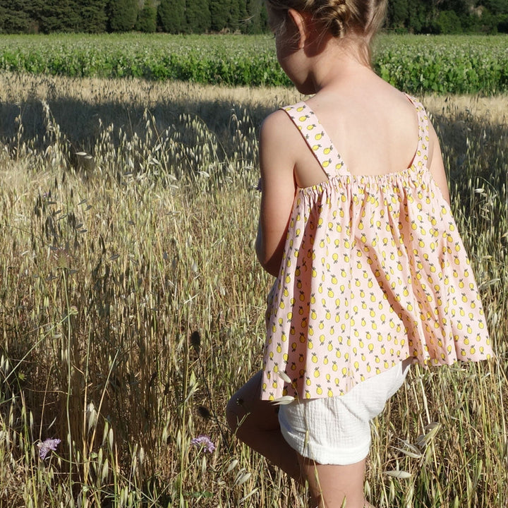 Patron robe blouse fille