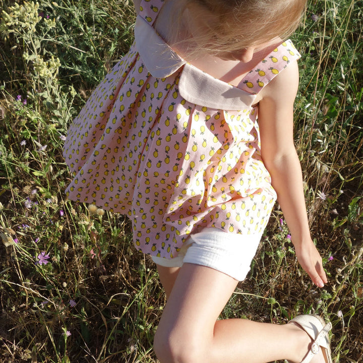 Patron robe blouse fille