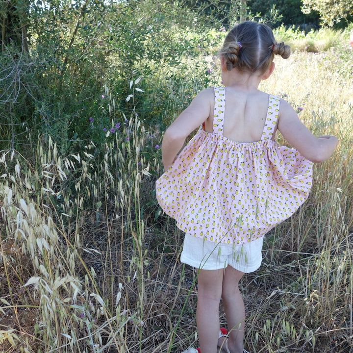 Patron robe blouse fille