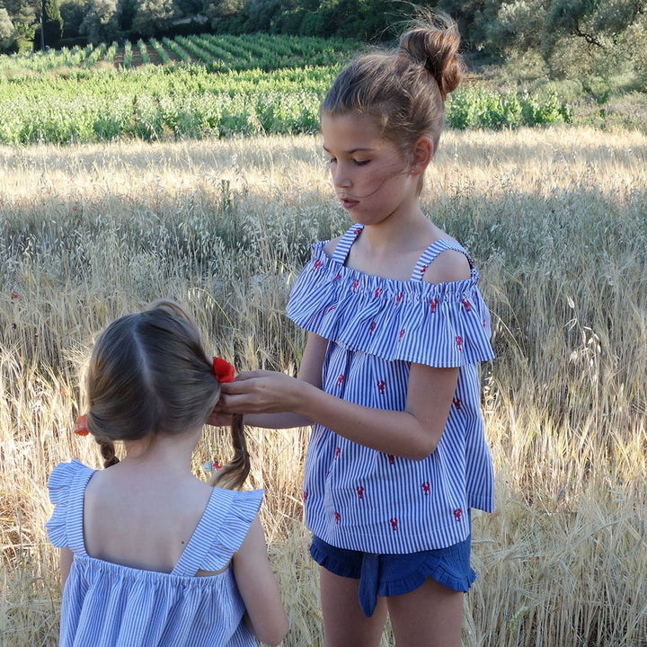 Patron robe blouse fille
