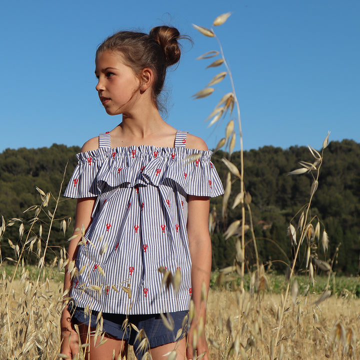 Patron robe blouse fille