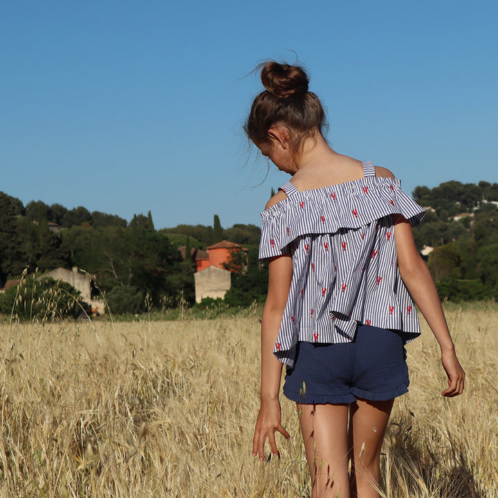 Patron robe blouse fille
