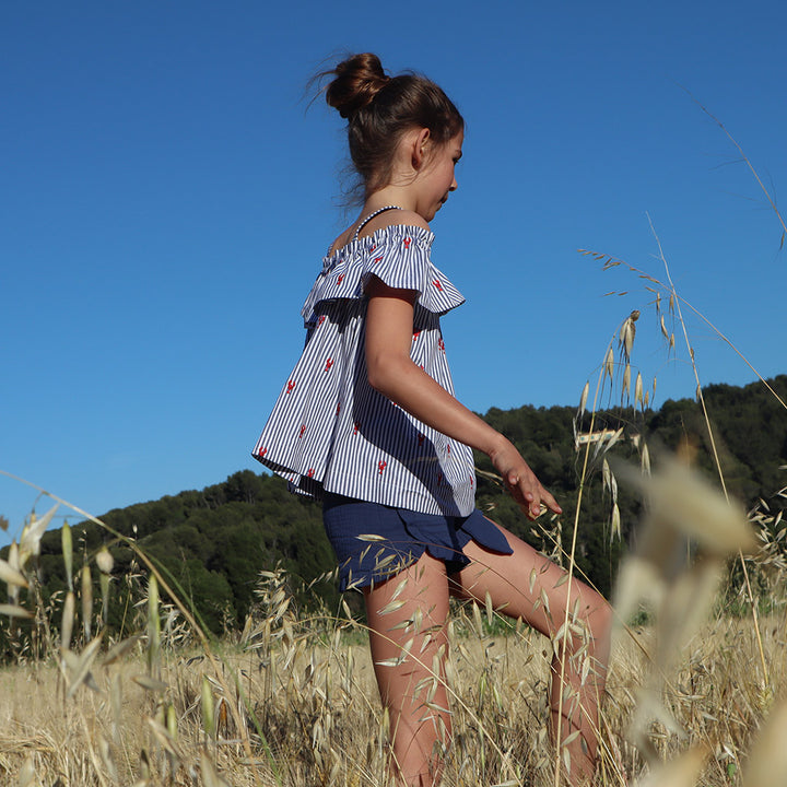 Patron robe blouse fille