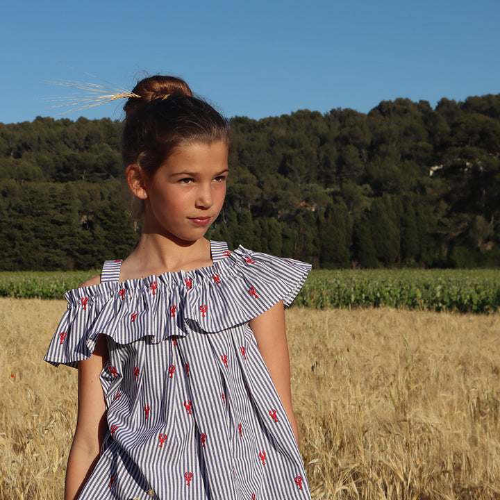 Patron robe blouse fille