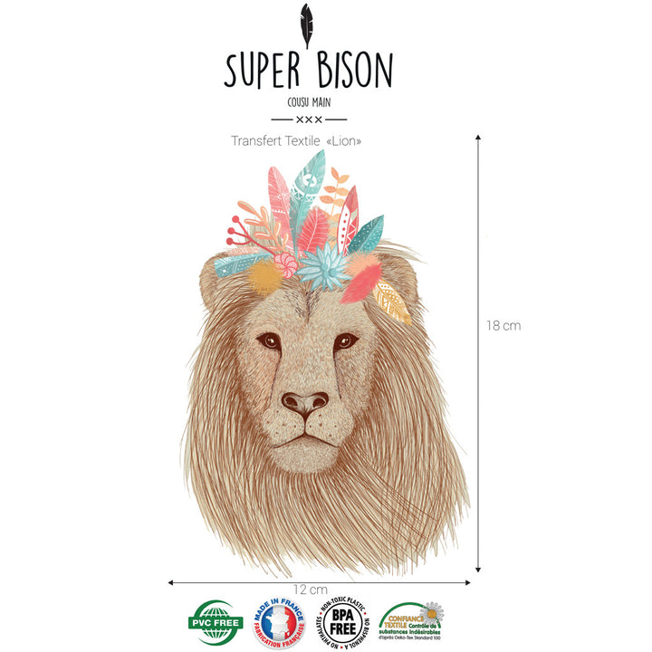 Transfert Textile Lion
