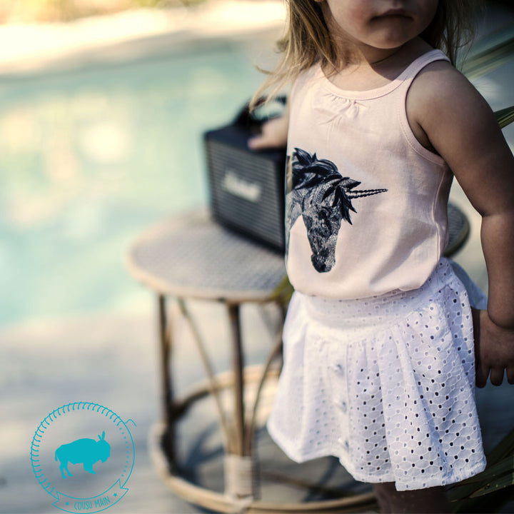 Patron PDF enfant Jupe Lucie 6/12 ans