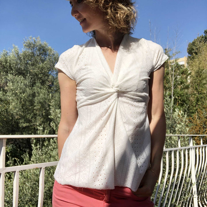 Patron robe et blouse femme enceinte
