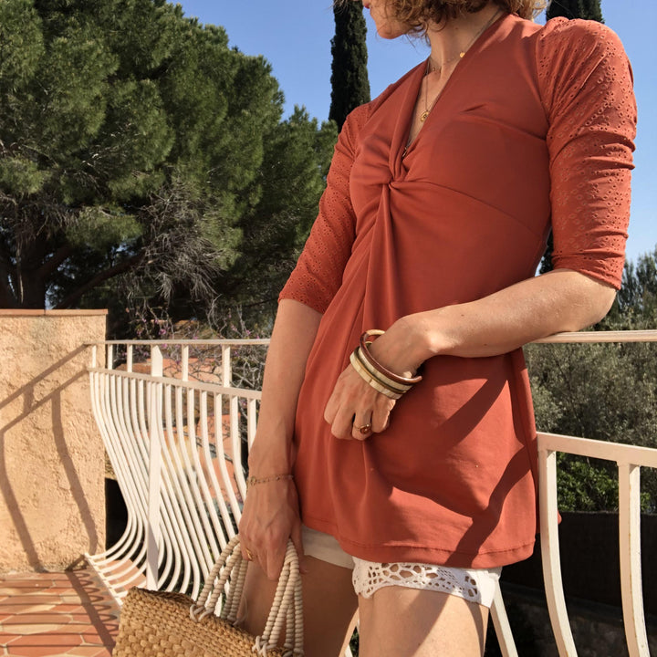 Patron robe et blouse femme enceinte