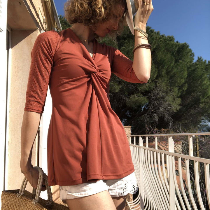 Patron robe et blouse femme enceinte