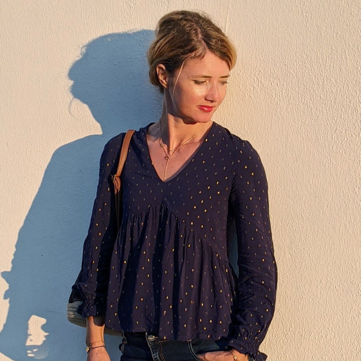 Blouse plumetis hors série modes & travaux