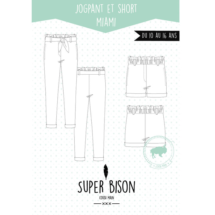 Patron ado jogging short et jogpant