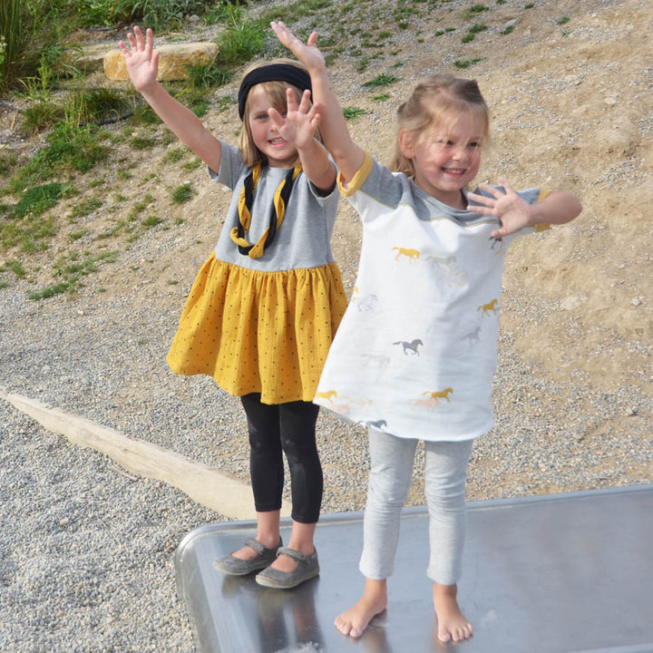 Patron PDF enfant Robe et T-shirt Mila 2 au 6 ans