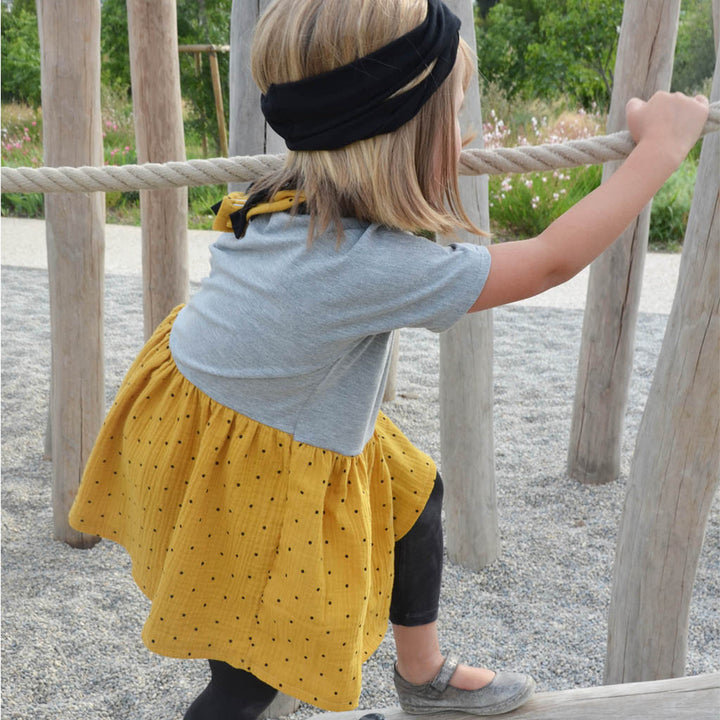 Patron PDF enfant Robe et T-shirt Mila 2 au 6 ans