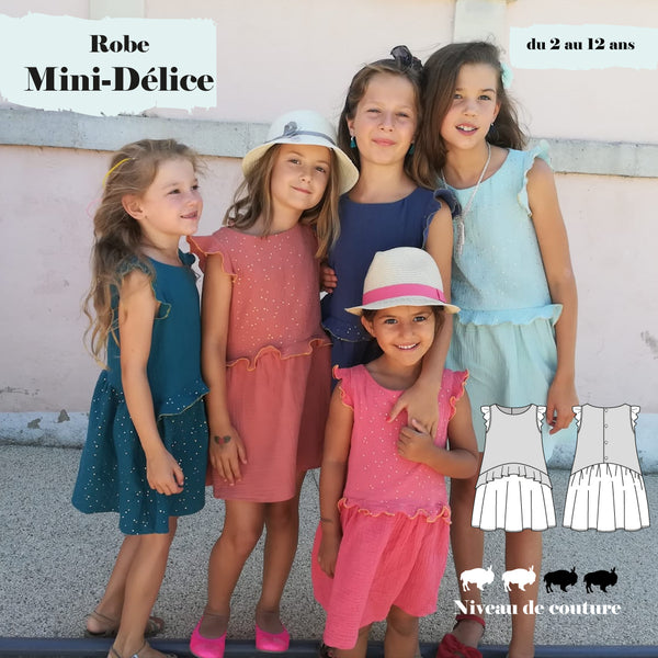 Patron Robe Mini-délice 2 au 12 ans