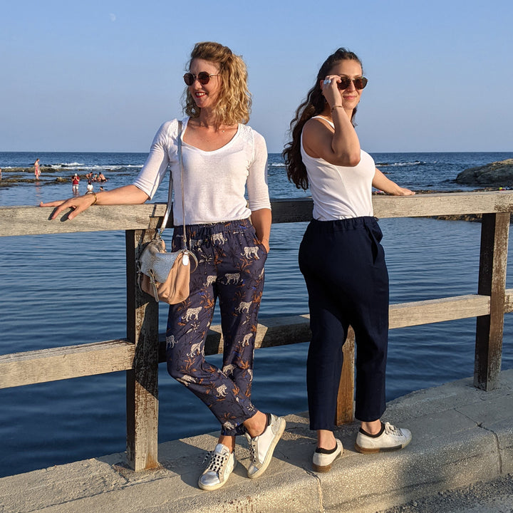 patron pantalon taille élastique