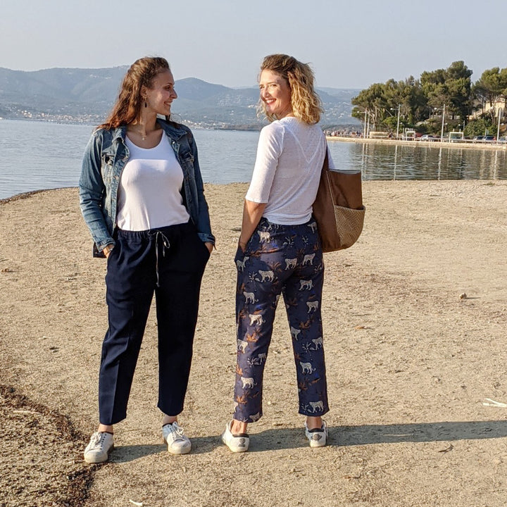 patron pantalon taille élastique