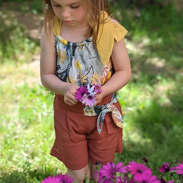 Patron pantalon large et short  enfant