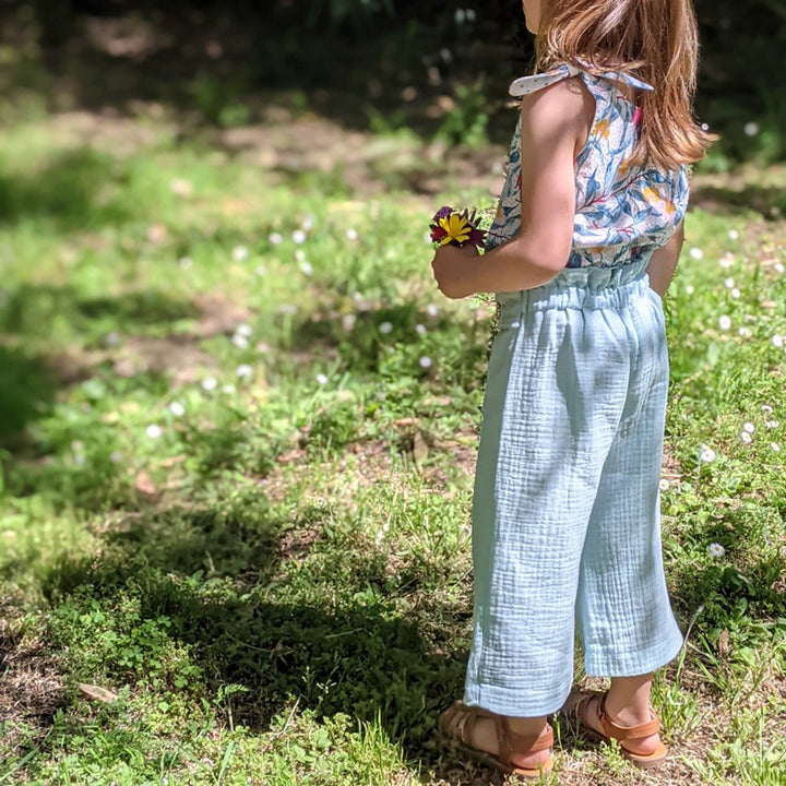 Patron pantalon large et short  enfant