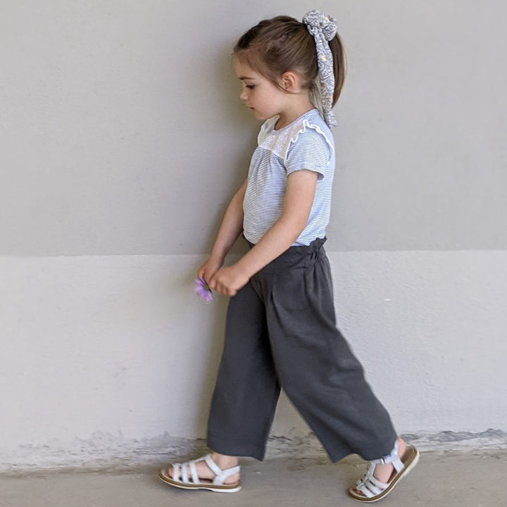 Patron pantalon large et short  enfant