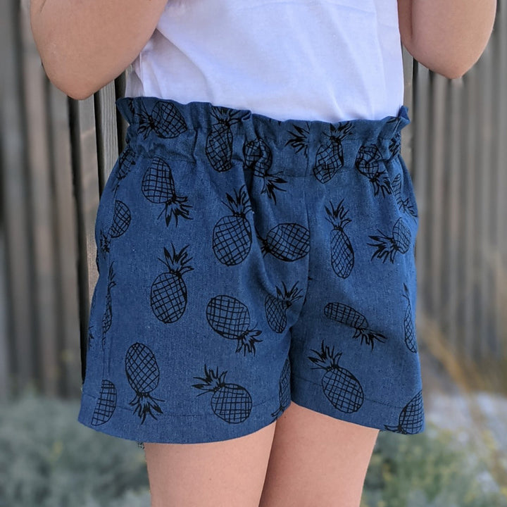 Patron pantalon large et short  enfant