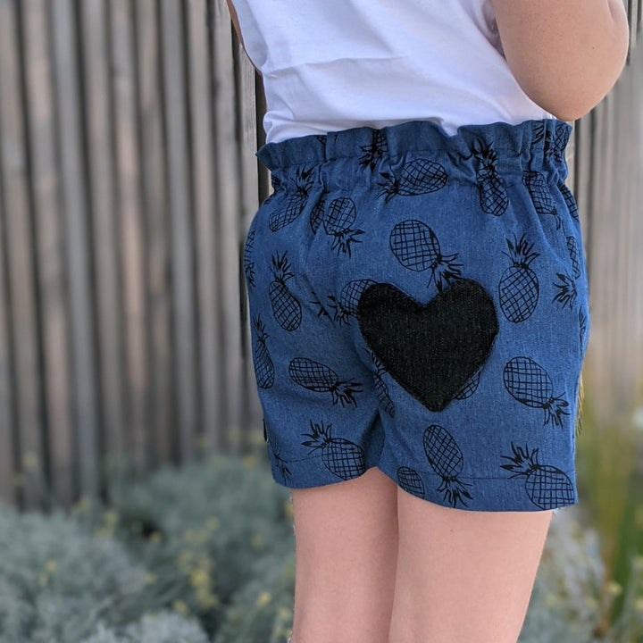 Patron pantalon large et short  enfant