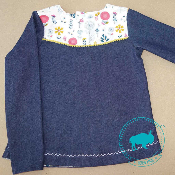 Patron enfant Blouse Sophie 18 mois/6 ans