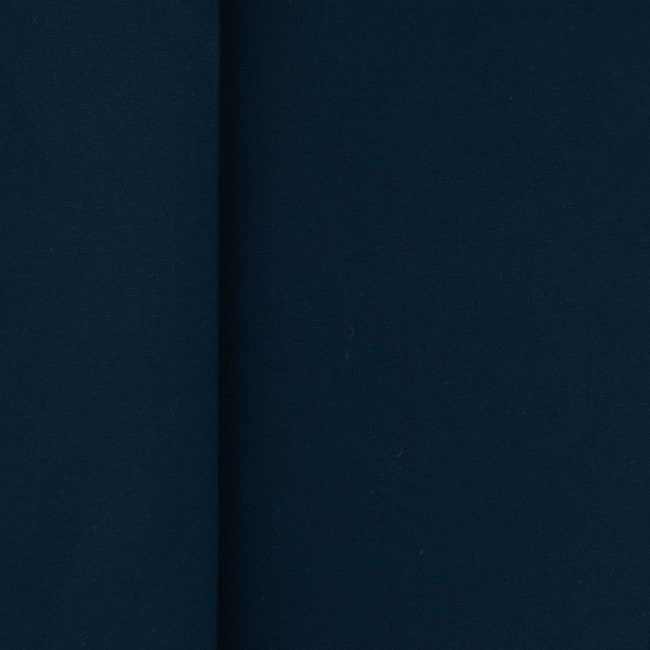 Popeline bleu marine