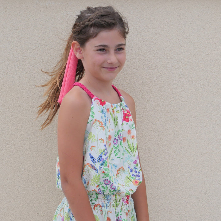 Patron PDF robe, top et jupe fille