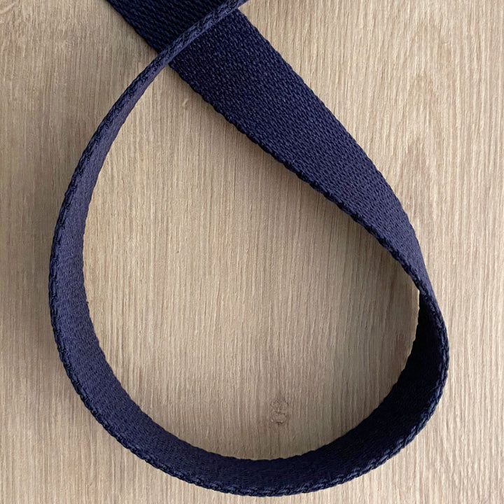 Sangle coton bleu marine 30 mm