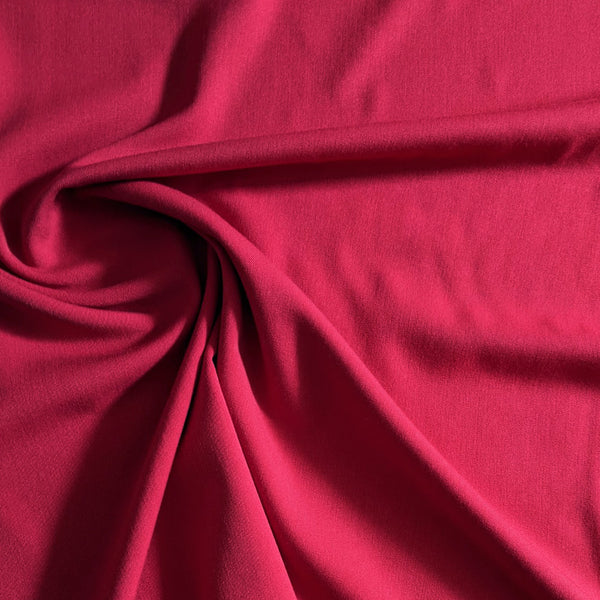 Sergé mélangé rouge épais 2