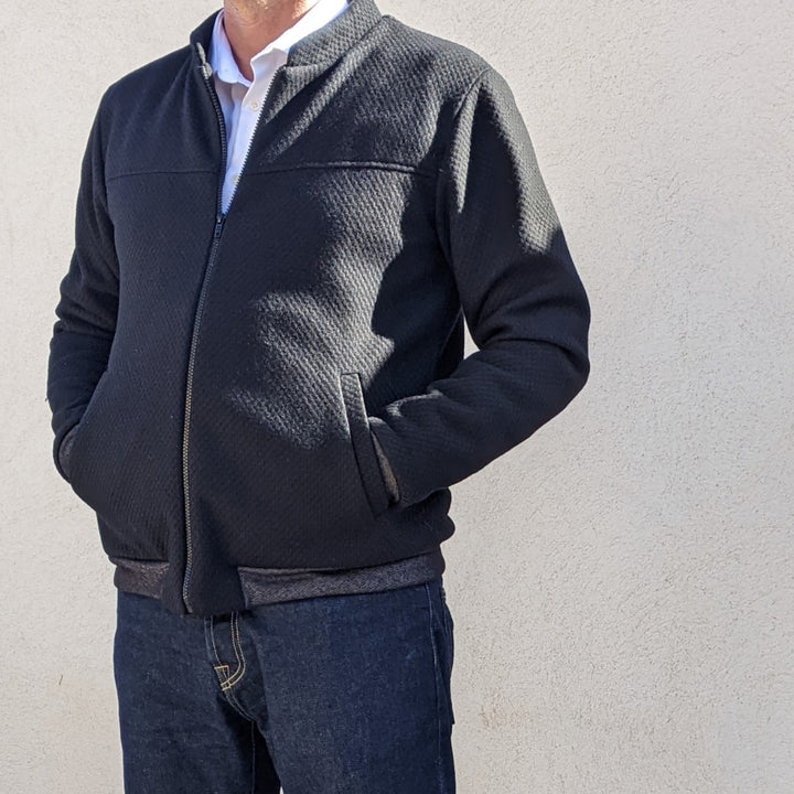 Patron blouson teddy homme