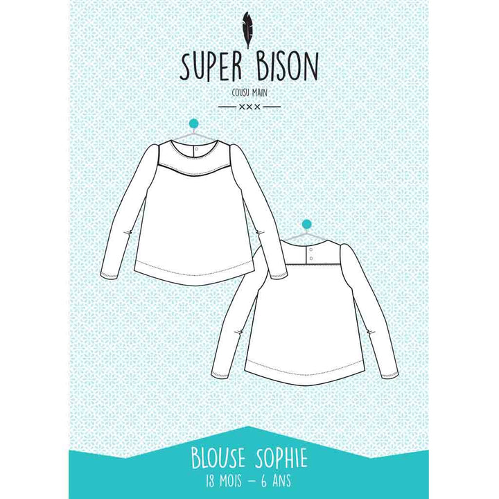 Patron enfant Blouse Sophie 18 mois/6 ans