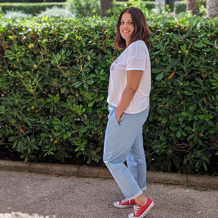 patron pantalon taille élastique