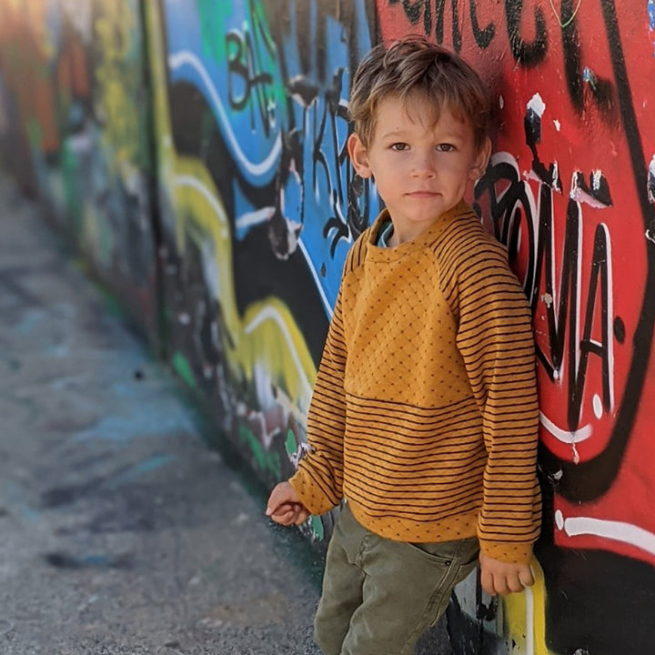 patron sweat à capuche enfant