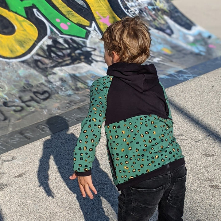 patron sweat à capuche enfant